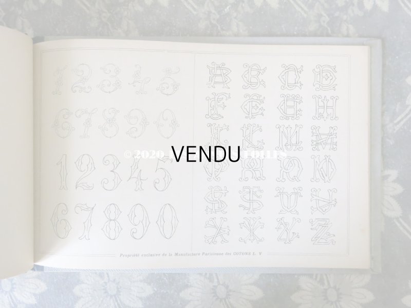 画像8: 【クリスマスセール2020対象外】 アンティーク  刺繍図案帳 ALBUM DE BRODERIE - L.V. PARIS -