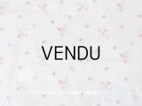 【クリスマスセール2020対象外】 アンティーク  薔薇模様 コットン製ファブリック 118×30cm