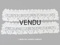 ＊蚤の市＊19世紀末 アンティーク デュシェスレース 袖飾りのセット 