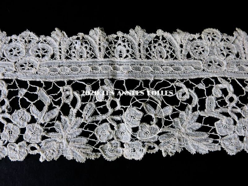 画像3: 【クリスマスセール2020対象外】 19世紀末 アンティーク デュシェスレース 袖飾りのセット 