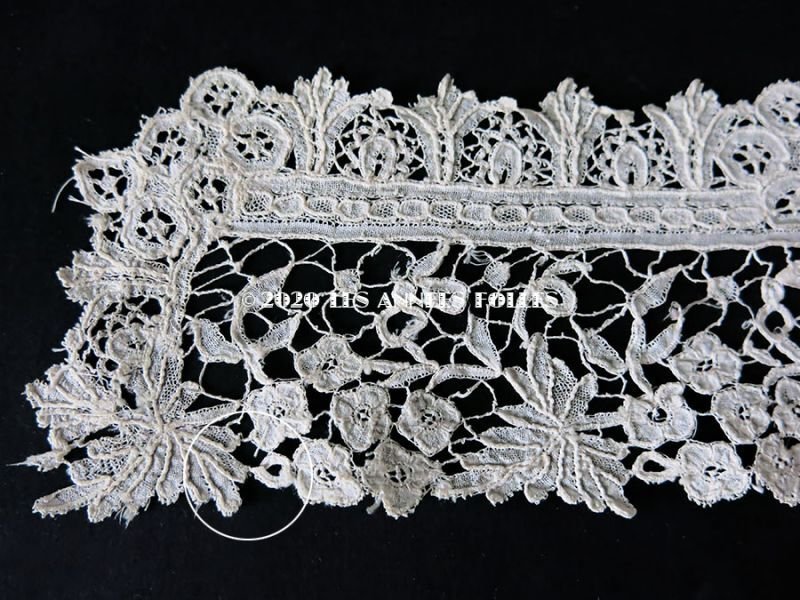 画像5: 【クリスマスセール2020対象外】 19世紀末 アンティーク デュシェスレース 袖飾りのセット 