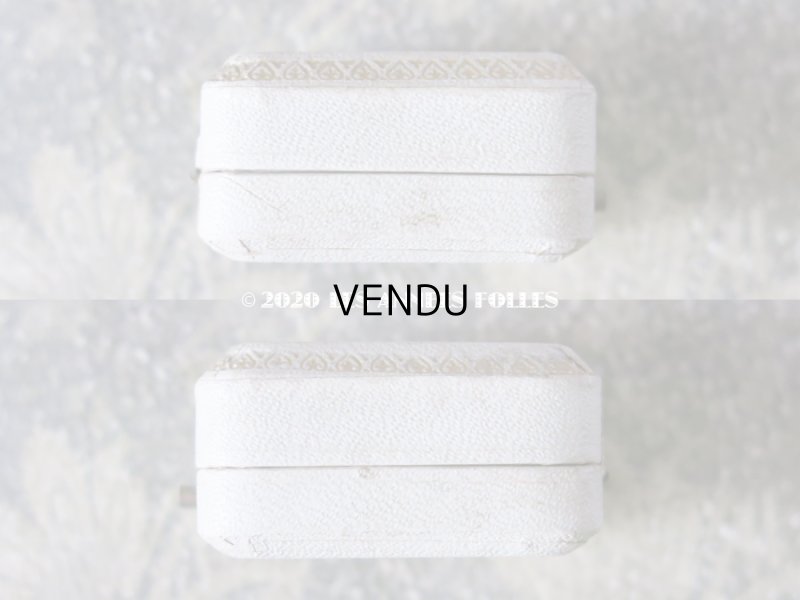 画像4: 【クリスマスセール2020対象外】 アンティーク  金彩入り ジュエリーボックス オフホワイト