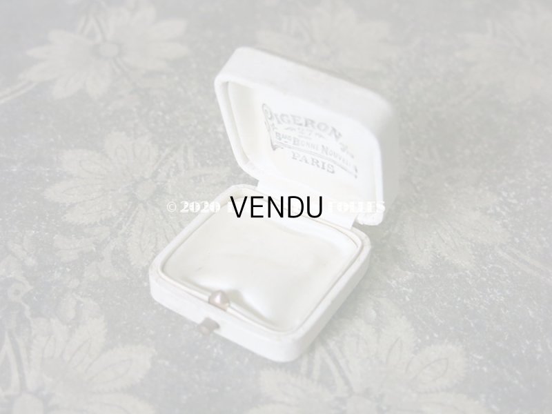 画像6: 【クリスマスセール2020対象外】 アンティーク  金彩入り ジュエリーボックス オフホワイト