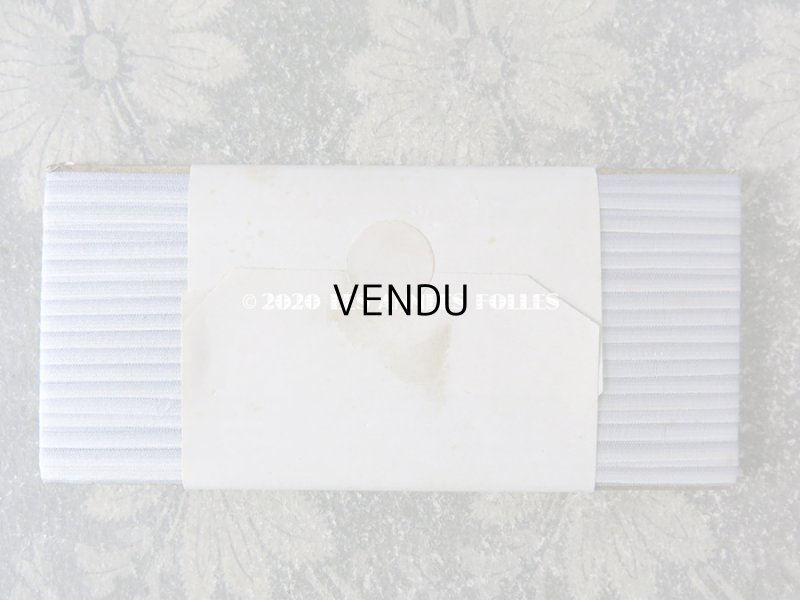 画像4: 【クリスマスセール2020対象外】 アンティーク  50m巻 リボン刺繍 & ロココトリム用 シルク製 リボン 淡いラベイイダー色 4mm幅 NUANCE FAVEUR SOIE POUR BRODERIE - AU BON MARCHE -