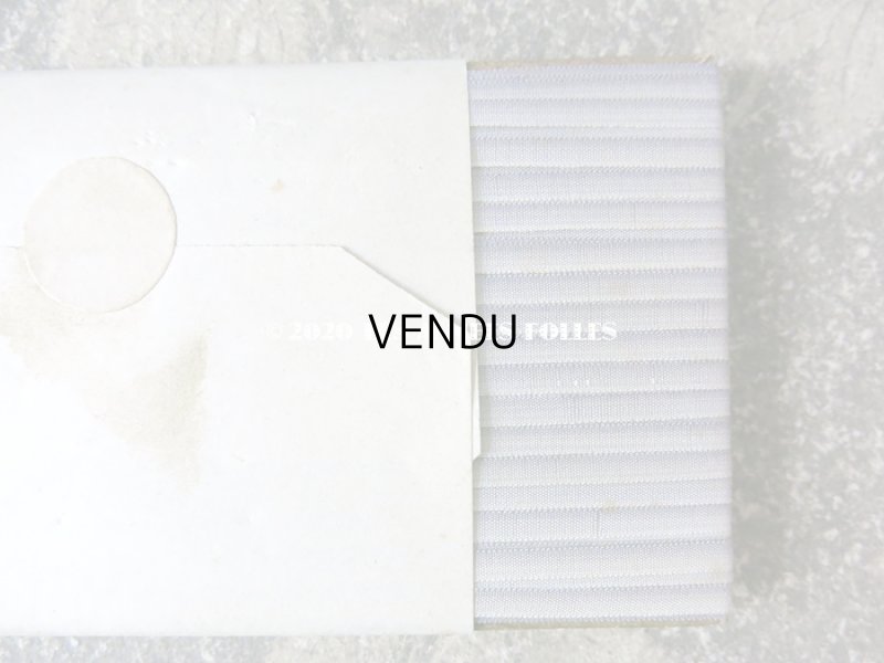 画像5: 【クリスマスセール2020対象外】 アンティーク  50m巻 リボン刺繍 & ロココトリム用 シルク製 リボン 淡いラベイイダー色 4mm幅 NUANCE FAVEUR SOIE POUR BRODERIE - AU BON MARCHE -