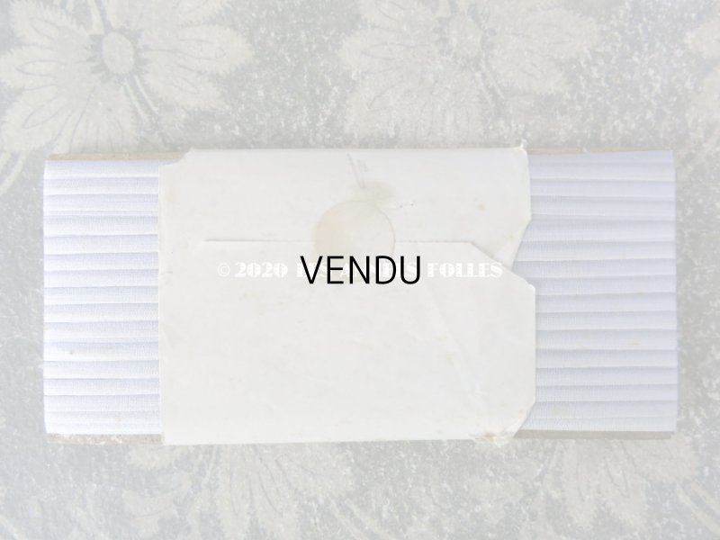 画像8: 【クリスマスセール2020対象外】 アンティーク  50m巻 リボン刺繍 & ロココトリム用 シルク製 リボン 淡いラベイイダー色 4mm幅 NUANCE FAVEUR SOIE POUR BRODERIE - AU BON MARCHE -