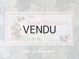 【クリスマスセール2020対象外】 アンティーク 菫のパフュームラベル SAVON ESS-VIOLETTE　-　L.T.PIVER　-
