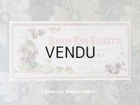 【クリスマスセール2020対象外】 アンティーク 菫のパフュームラベル SAVON ESS-VIOLETTE　-　L.T.PIVER　-