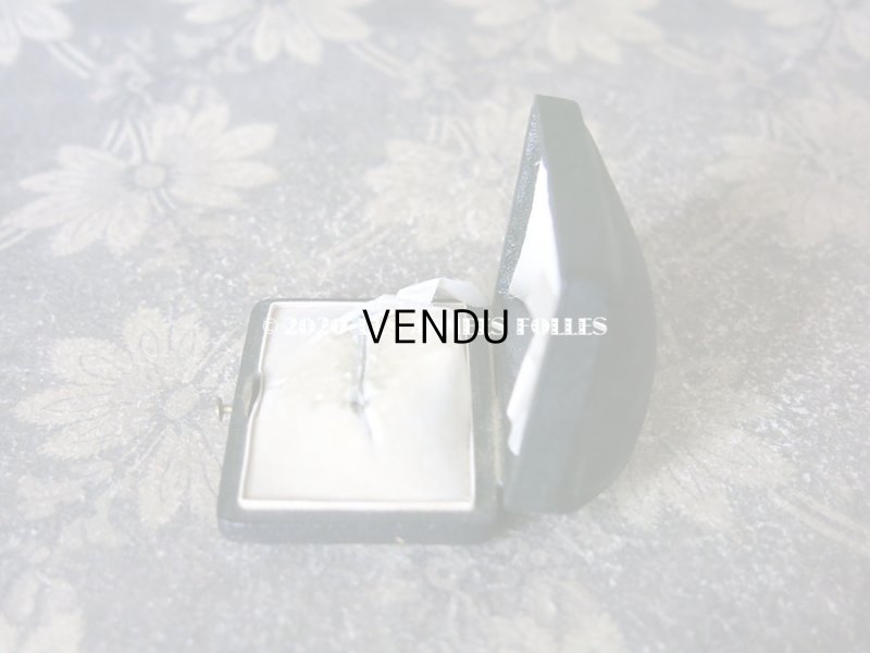 画像7: 【クリスマスセール2020対象外】 19世紀 アンティーク 本革製 ジュエリーボックス ブローチ用　黒