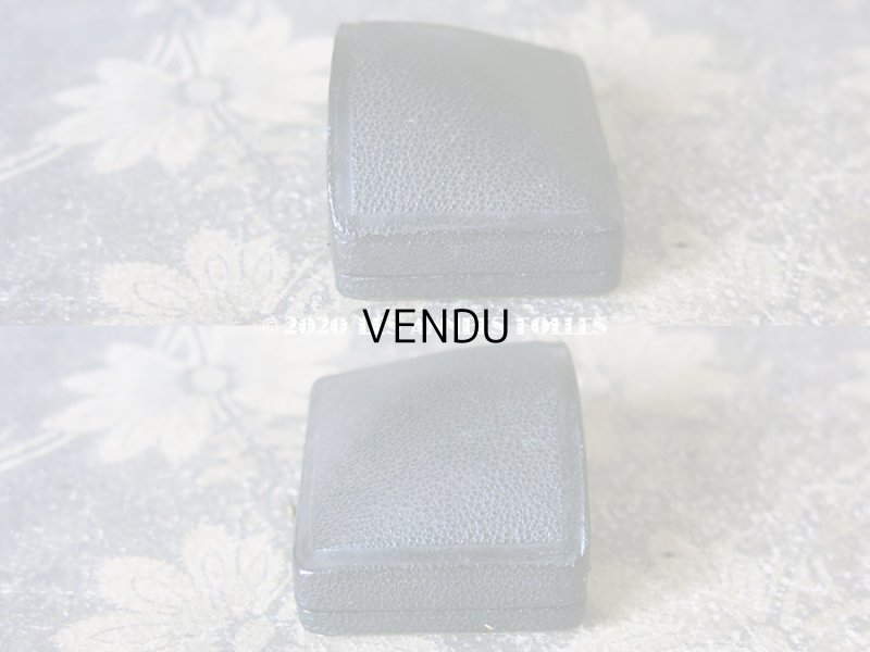 画像5: 【クリスマスセール2020対象外】 19世紀 アンティーク 本革製 ジュエリーボックス ブローチ用　黒