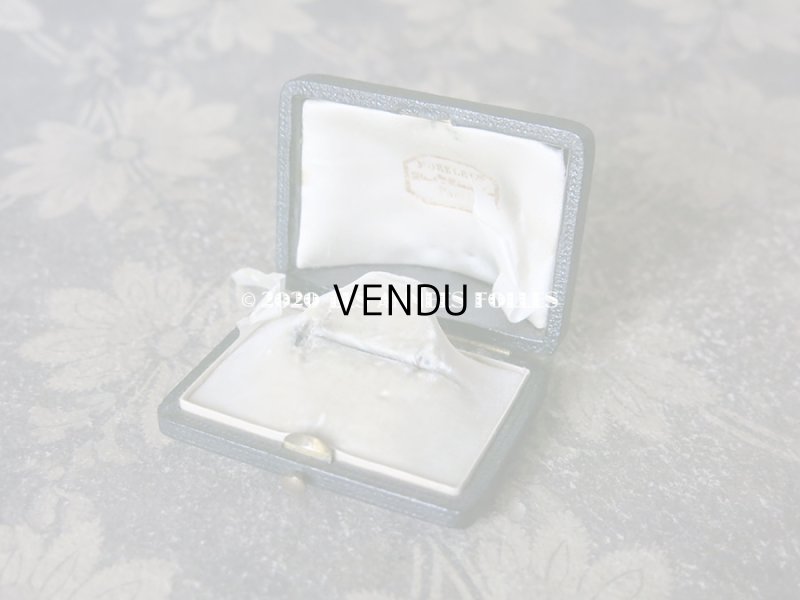 画像6: 【クリスマスセール2020対象外】 19世紀 アンティーク 本革製 ジュエリーボックス ブローチ用　黒