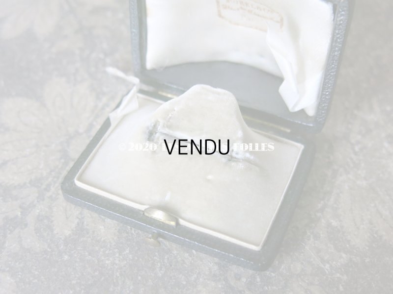 画像8: 【クリスマスセール2020対象外】 19世紀 アンティーク 本革製 ジュエリーボックス ブローチ用　黒