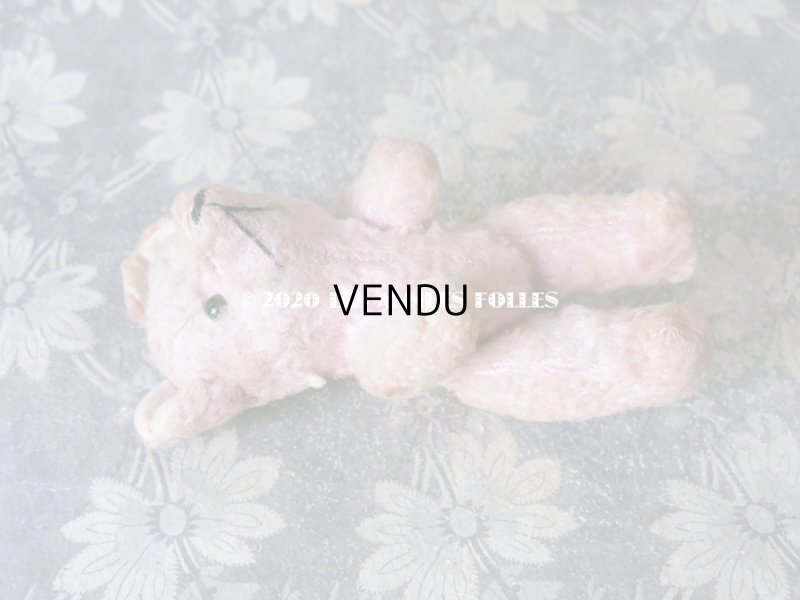 画像9: 【クリスマスセール2020対象外】 アンティーク とても小さなベア ピンク
