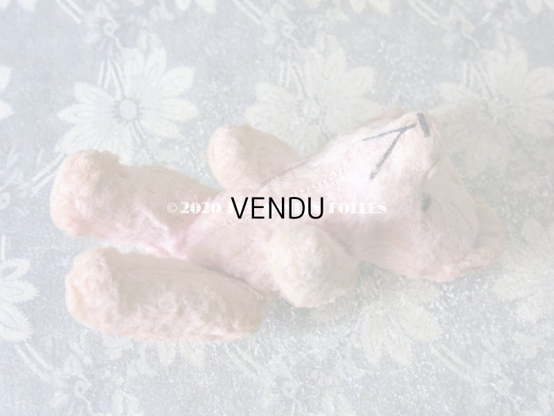 画像7: 【クリスマスセール2020対象外】 アンティーク とても小さなベア ピンク