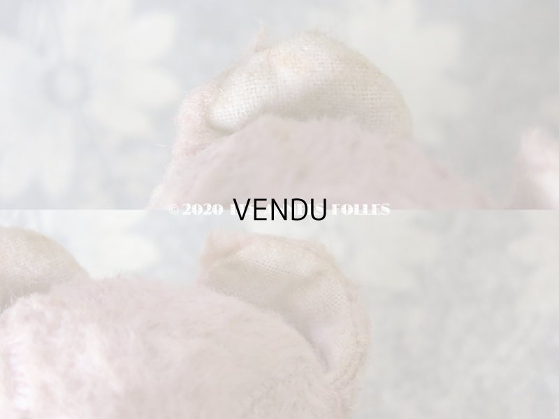 画像6: 【クリスマスセール2020対象外】 アンティーク とても小さなベア ピンク