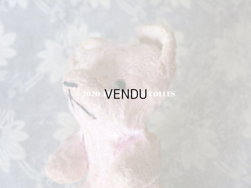 画像4: 【クリスマスセール2020対象外】 アンティーク とても小さなベア ピンク