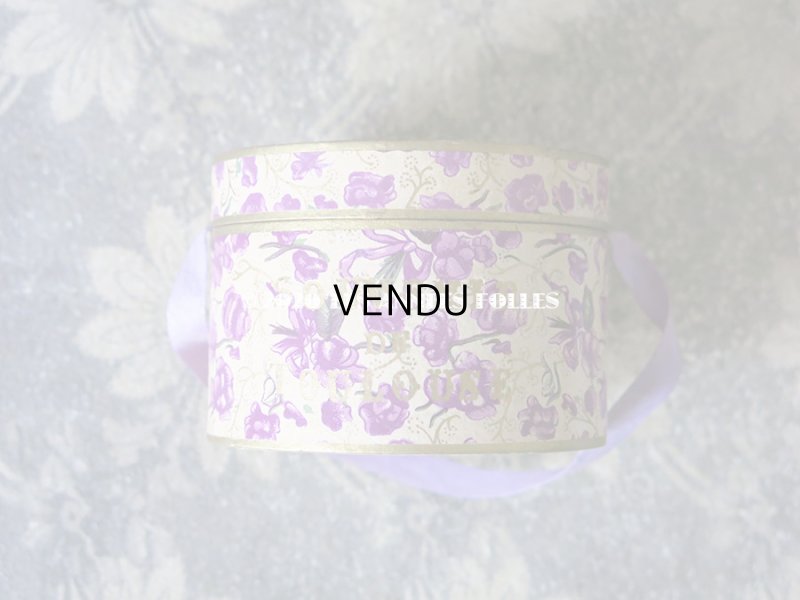 画像4: 【クリスマスセール2020対象外】　新品同様 アンティーク 菫の砂糖菓子の紙箱 SOUVENIR DE TOULOUSE