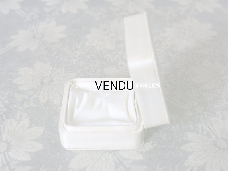 画像3: アンティーク 　シルクサテンのジュエリーボックス  オフホワイト