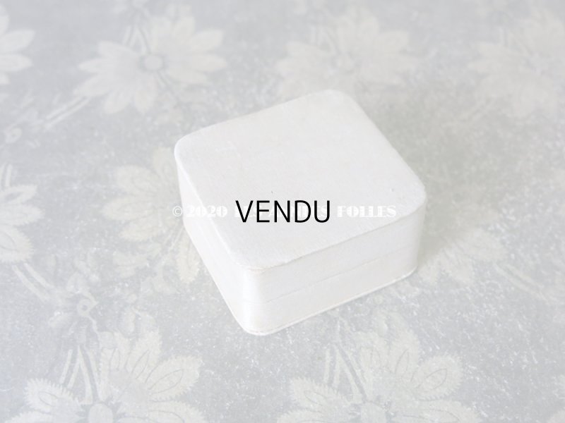 画像6: アンティーク 　シルクサテンのジュエリーボックス  オフホワイト