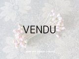 アンティーク ペップ コサージュ用 蕾 花芯 ベビーピンク セラミック