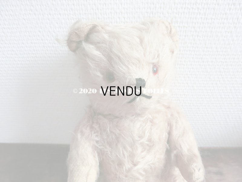 画像3: アンティーク ベア 淡いピンク