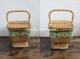 画像4: アンティーク  小さなサイズ 薔薇のパニエ ローズパニエ