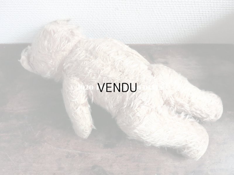 画像7: アンティーク ベア 淡いピンク