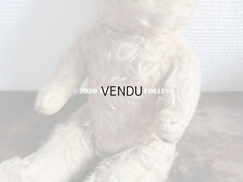 画像5: アンティーク ベア 淡いピンク