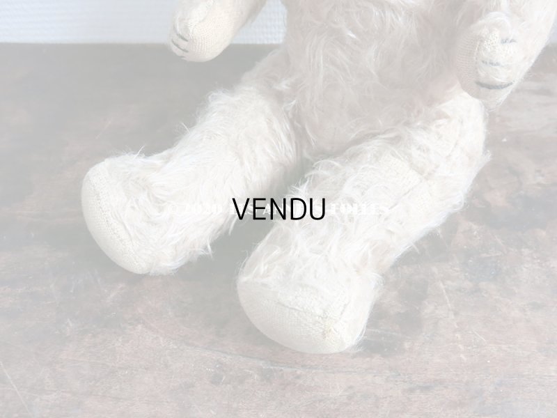 画像6: アンティーク ベア 淡いピンク