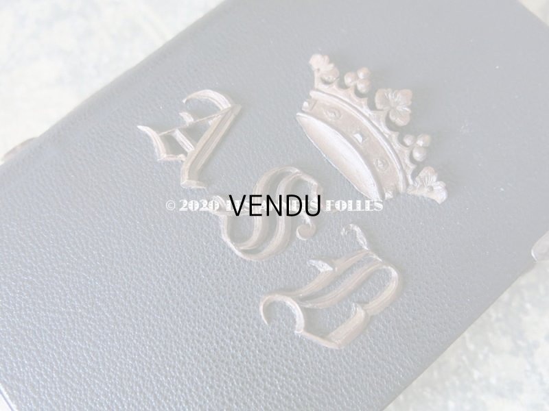 画像3: アンティーク ミサ典書 王冠と百合の紋章付き