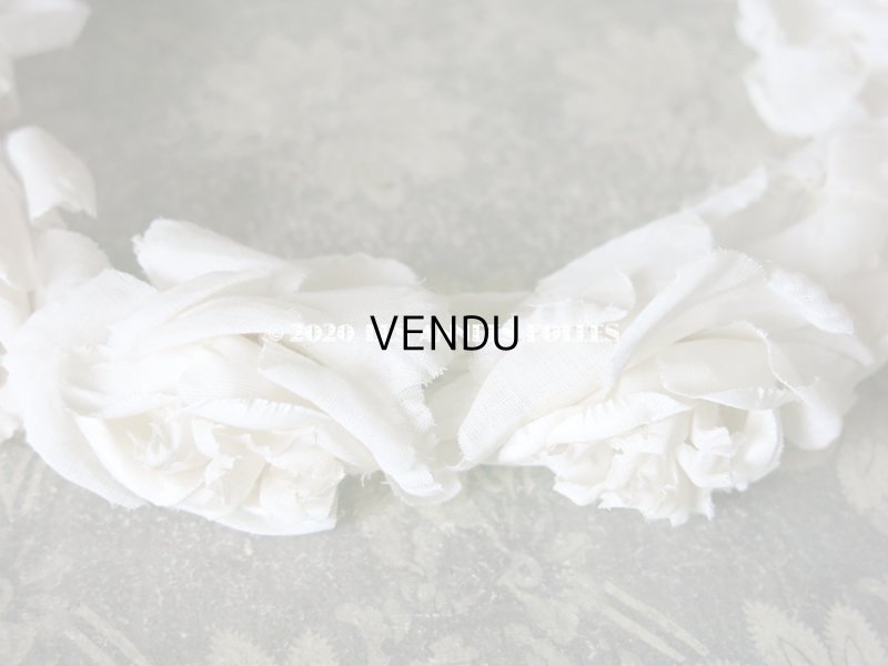 画像6: 1900年代 アンティーク 薔薇のヘッドリース ティアラ 花冠