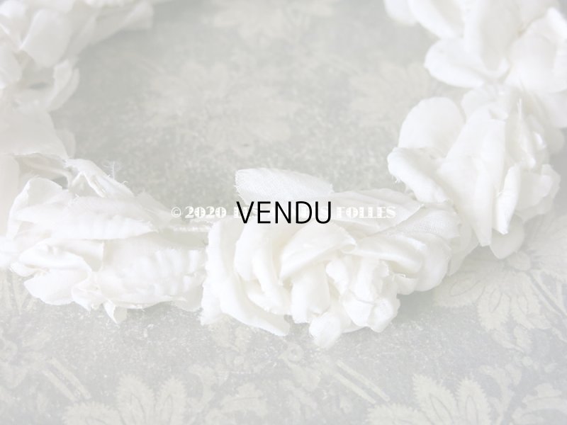 画像7: 1900年代 アンティーク 薔薇のヘッドリース ティアラ 花冠