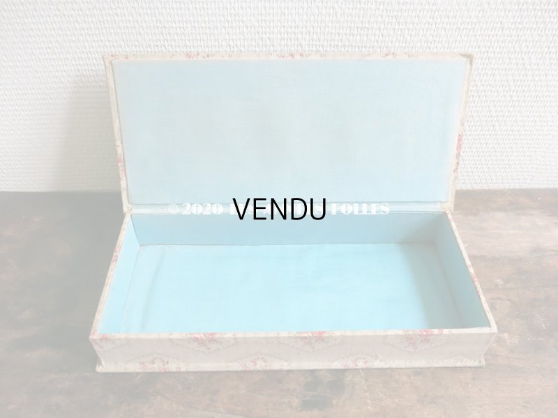 画像3: 1900年代 アンティーク 薔薇のカルトナージュボックス