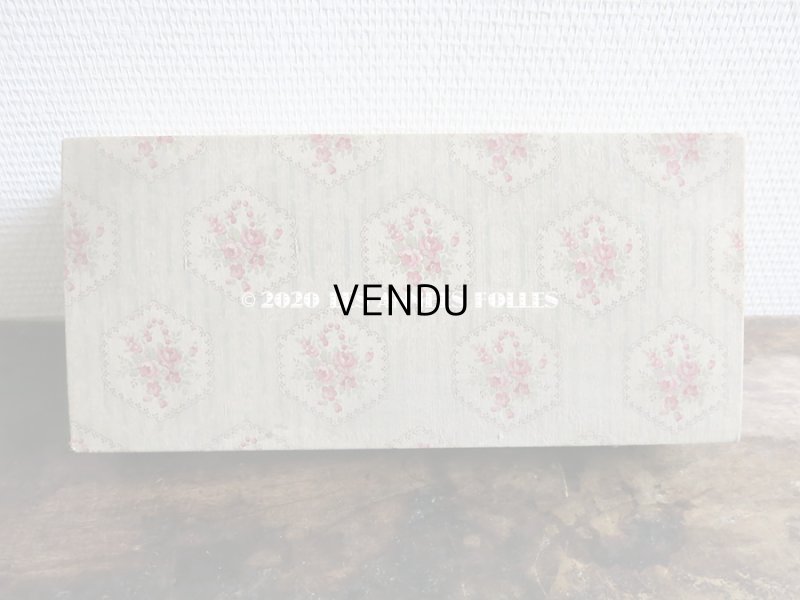 画像4: 1900年代 アンティーク 薔薇のカルトナージュボックス