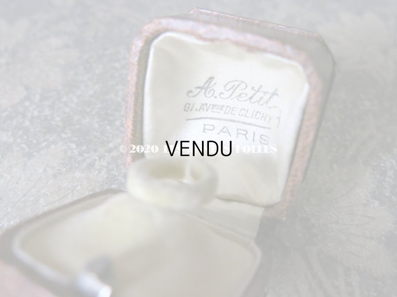 画像9: 1900年代 アンティーク  リングボックス ブラウン ジュエリーボックス 