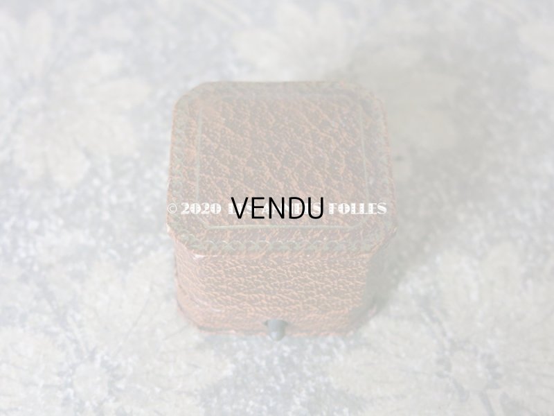 画像3: 1900年代 アンティーク  リングボックス ブラウン ジュエリーボックス 