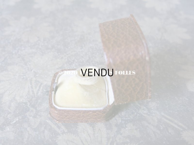 画像10: 1900年代 アンティーク  リングボックス ブラウン ジュエリーボックス 