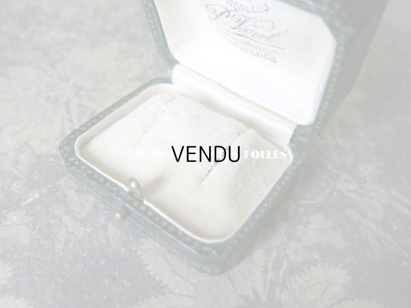 画像5: 1900年代 アンティーク  ピアス用 ジュエリーボックス グリーン