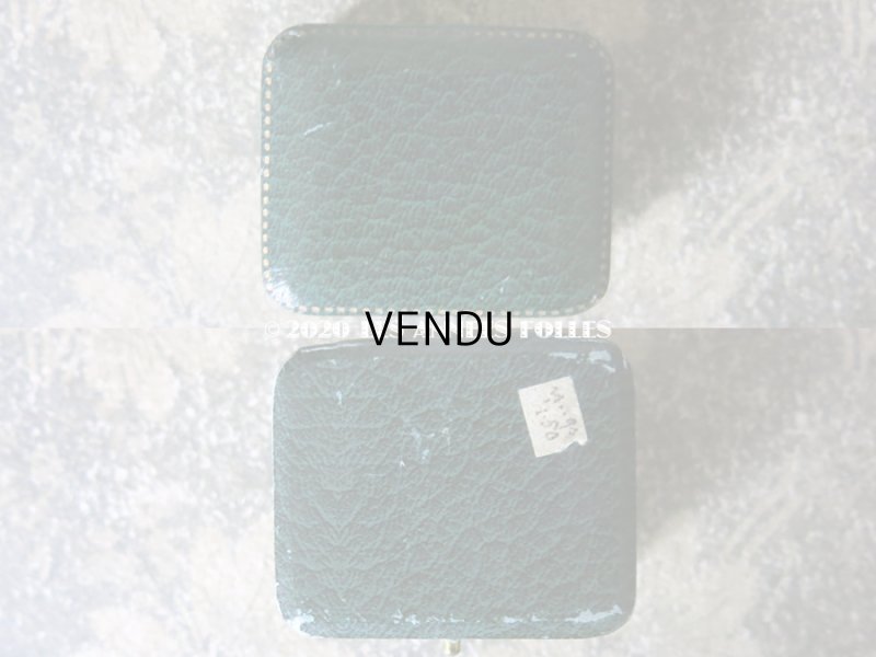 画像6: 1900年代 アンティーク  ピアス用 ジュエリーボックス グリーン