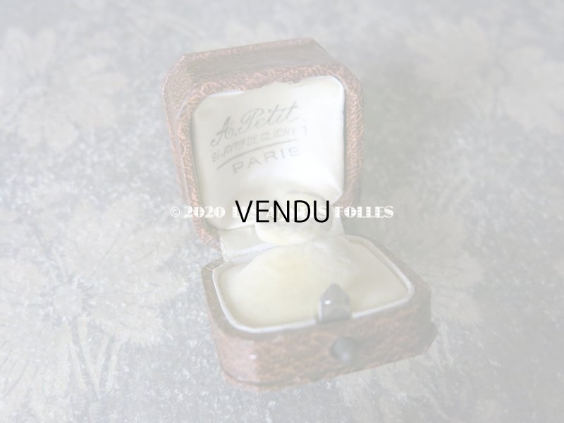 画像7: 1900年代 アンティーク  リングボックス ブラウン ジュエリーボックス 