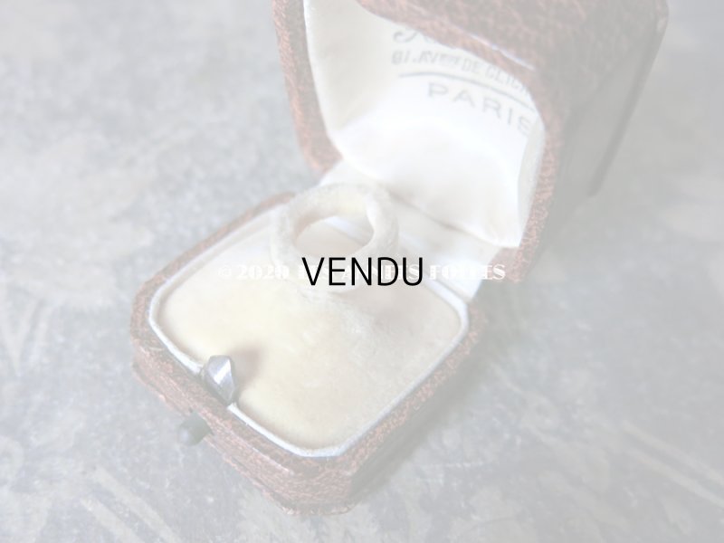 画像11: 1900年代 アンティーク  リングボックス ブラウン ジュエリーボックス 