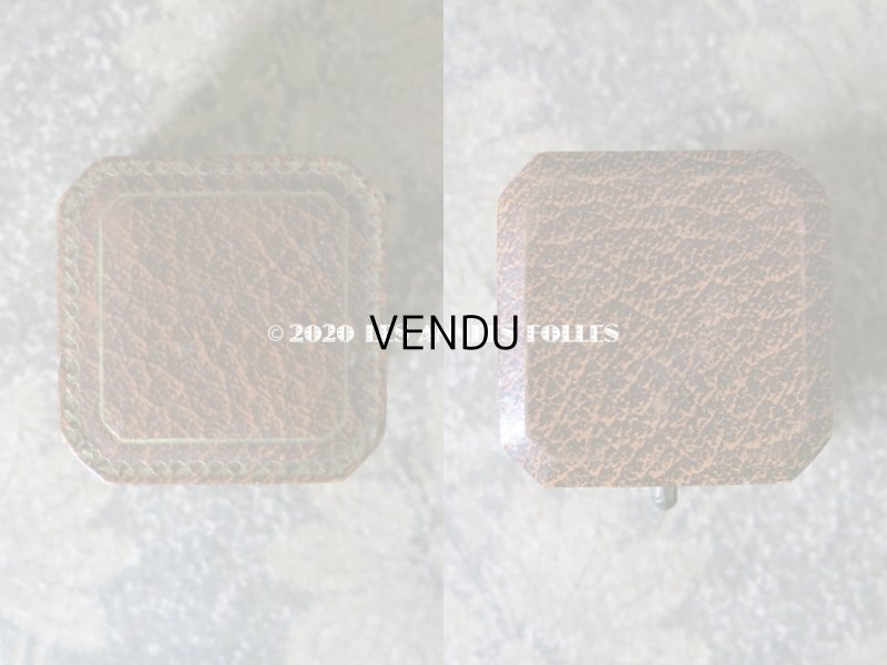 画像4: 1900年代 アンティーク  リングボックス ブラウン ジュエリーボックス 