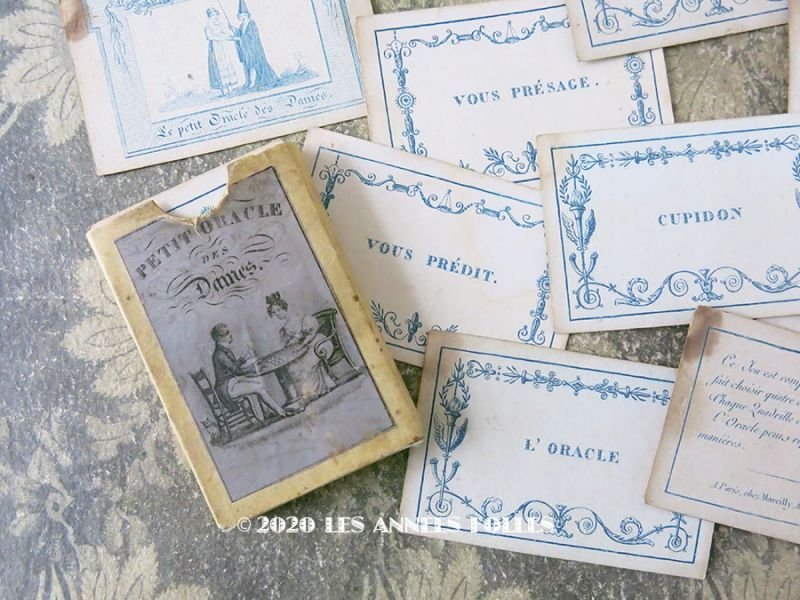 画像1: 19世紀末 アンティーク  オラクルカード 神託カード PETIT ORACLE