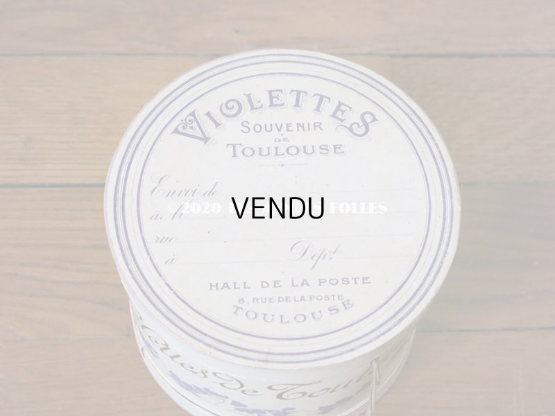 画像5: アンティーク  菫の郵送用 紙箱 VIOLETTES DE TOULOUSE
