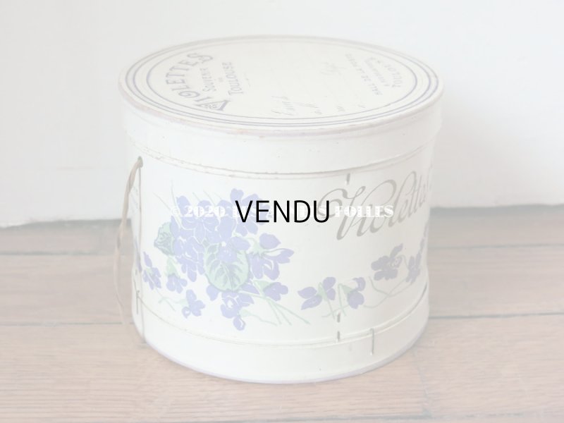 画像3: アンティーク  菫の郵送用 紙箱 VIOLETTES DE TOULOUSE