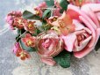 画像6: アンティーク 薔薇の布花 
