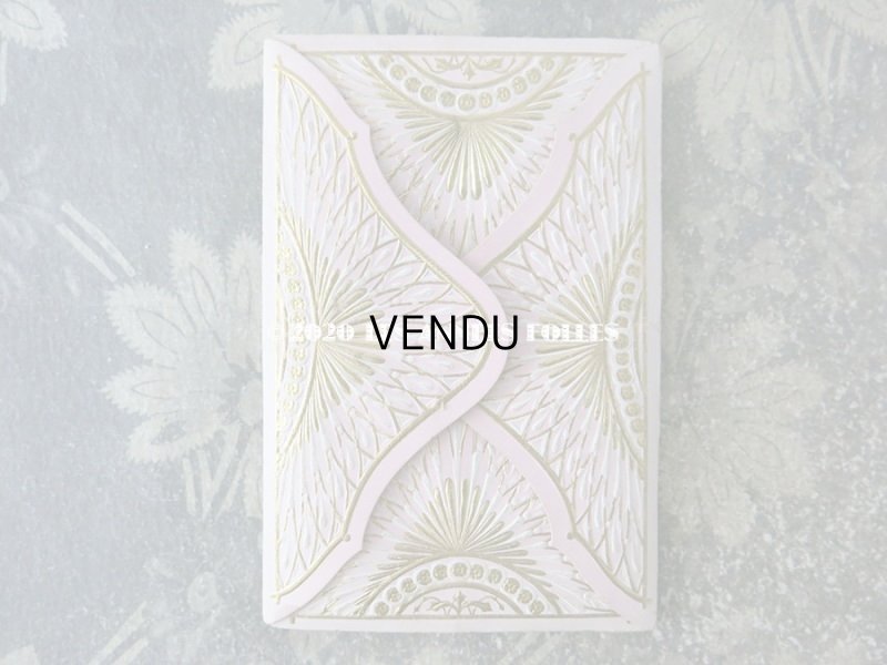 画像3: 1890年 アンティーク  手紙入り 洗礼式の記念 天使の装飾付き封筒 カニヴェ 