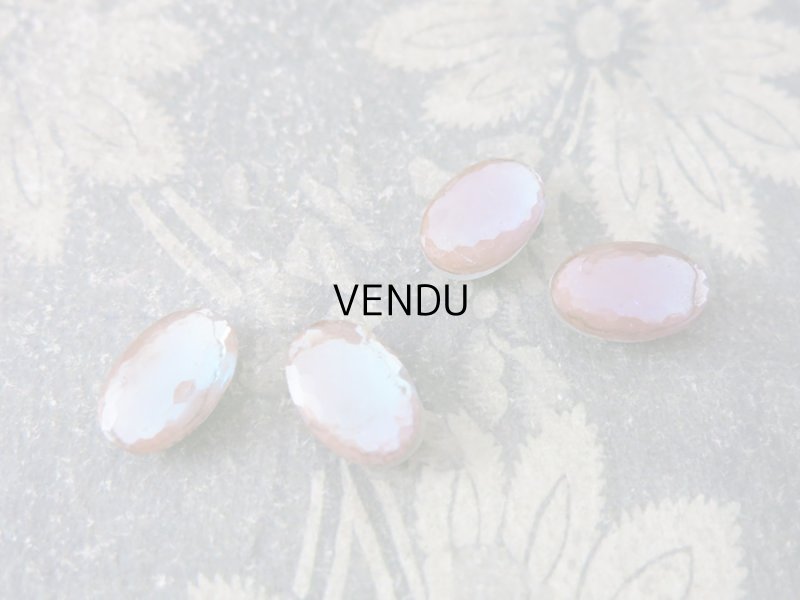 画像8: アンティーク サフィレット サフィリーン カット入り オーバル ビーズ (穴あり) 16×11mm ピース売り 