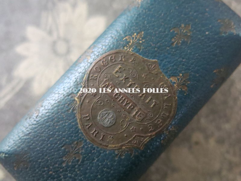 画像4: アンティーク パフュームボックス 百合の紋章 EXTRAIT AU CHYPRE - ROGER & GALLET PARIS -