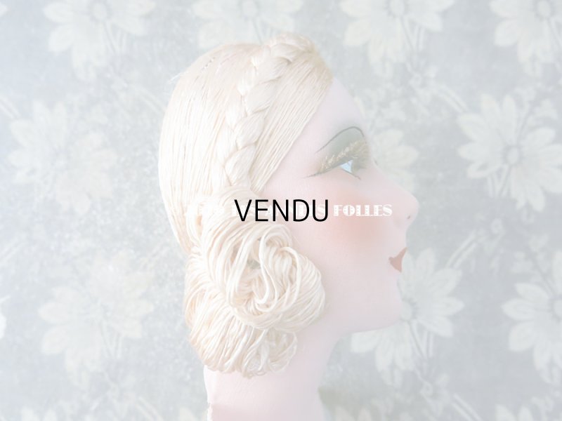 画像5: 1920年代 アンティーク ブドワールドール ソファドール